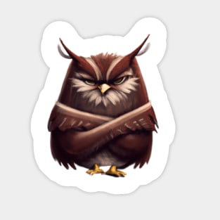 AngryOwl Sticker